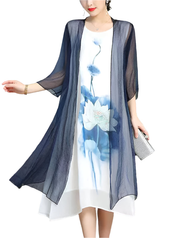 Women's - Summer Dress - Vintage-Inspired - Lightweight Fabric - Ideal for Warm Weather Days