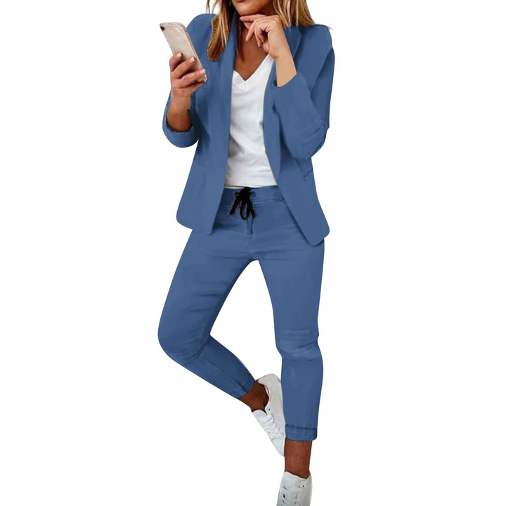 Casual blazer and trousers set