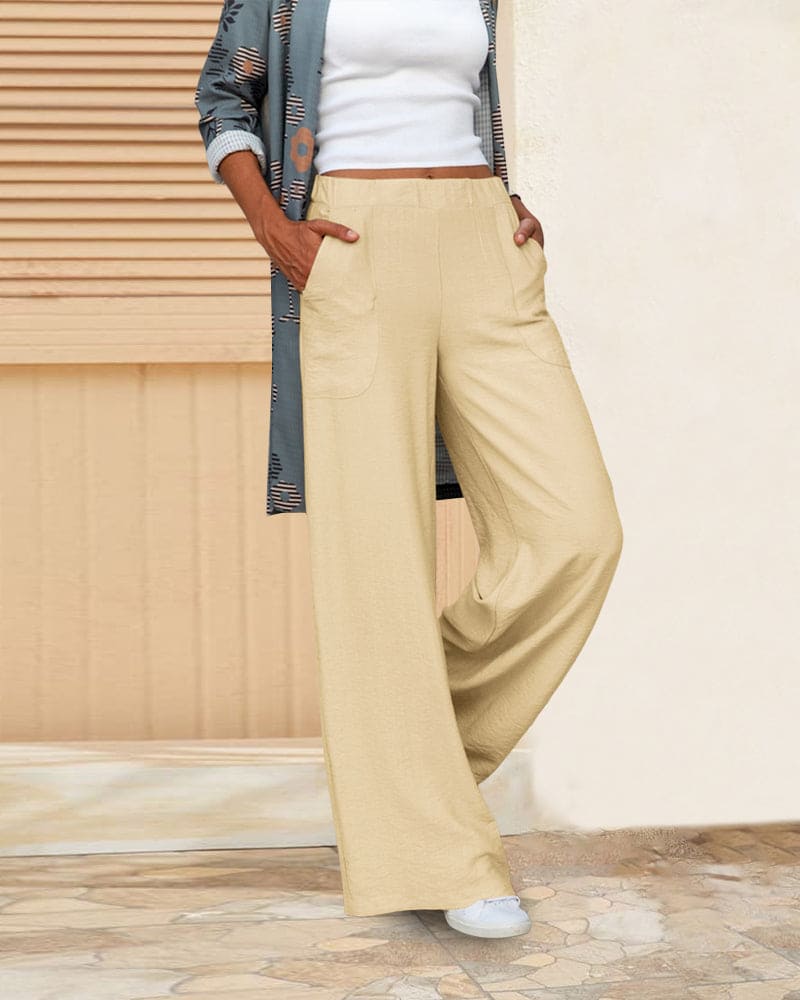 Single-coloured trousers