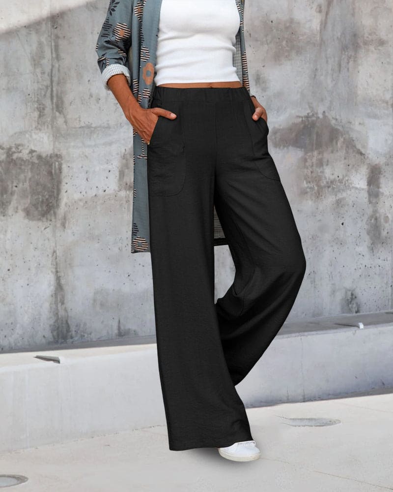 Single-coloured trousers