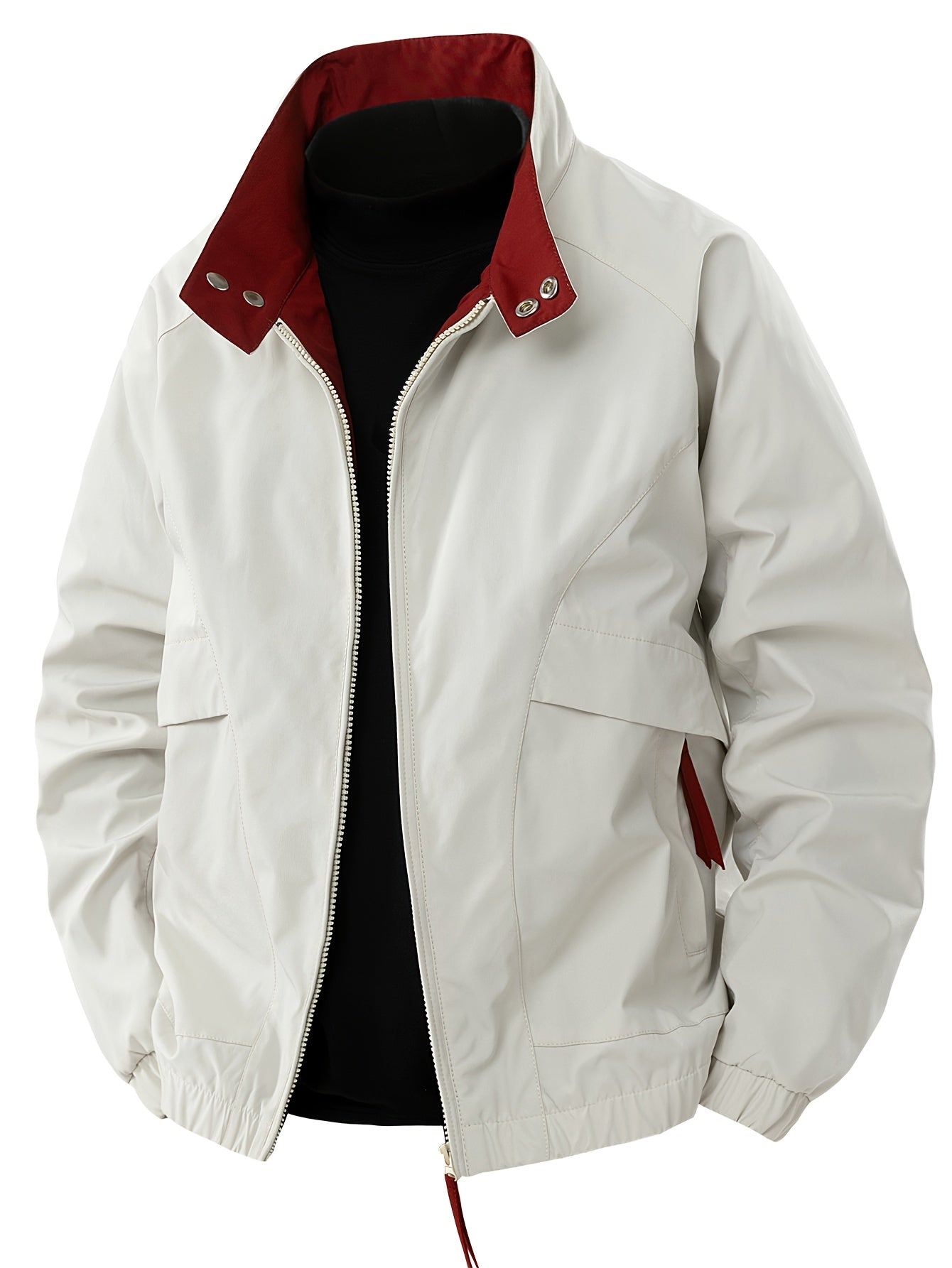 Men's - Casual Windbreaker Jacket - Lightweight, Versatile, Perfect for Outdoor Adventures