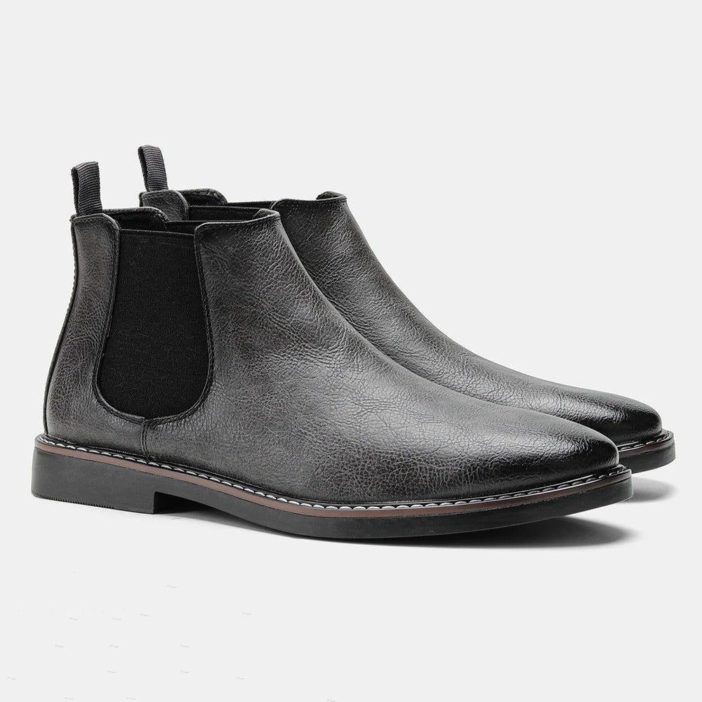 Men's - Timeless Chelsea Boots - Durable Leather - Classic Style - Minimalist design - Stylish Footwear