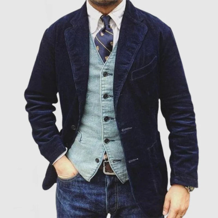 Vintage Corduroy Blazer en Vest
