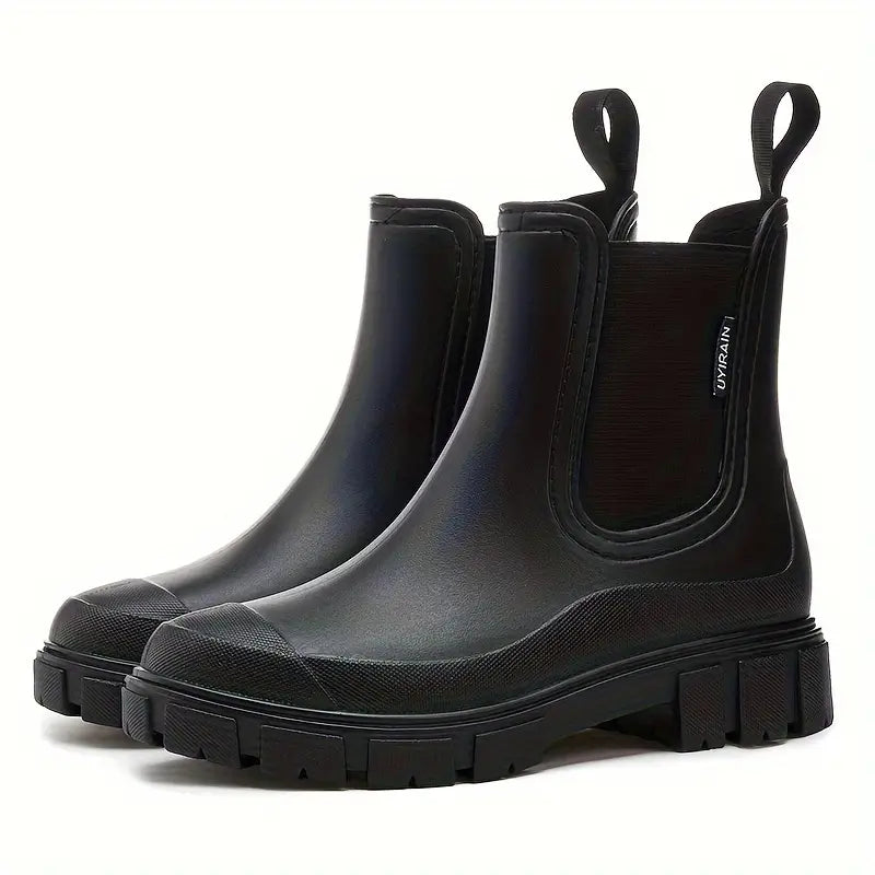 Women's - Waterproof Rain Boots - Trendy & Durable Footwear - Stylish Protection for Any Weather