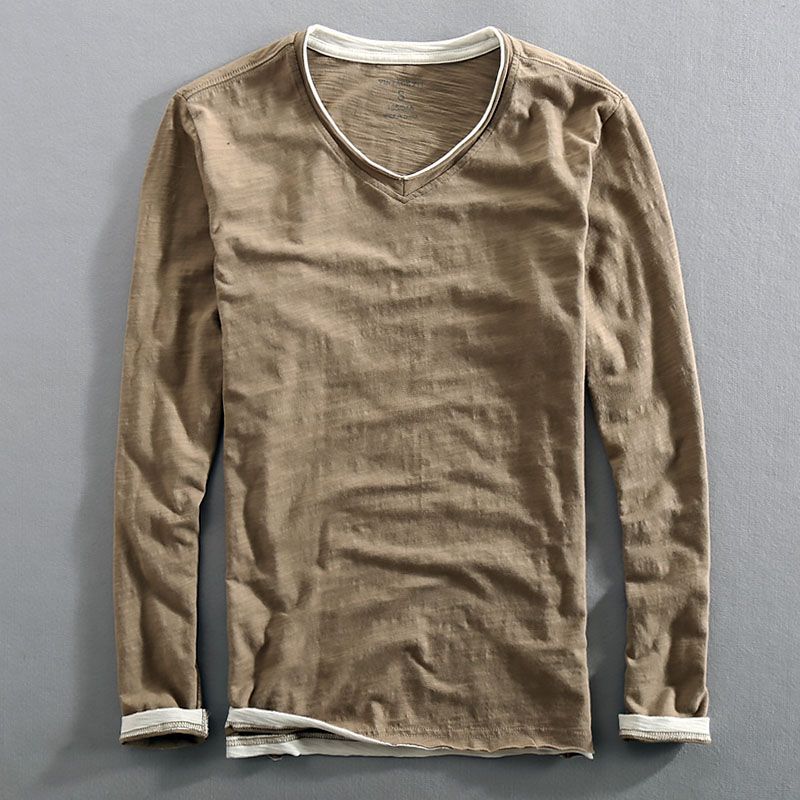 Men's - Long Sleeve Shirt - Cotton - Comfortable & Stylish