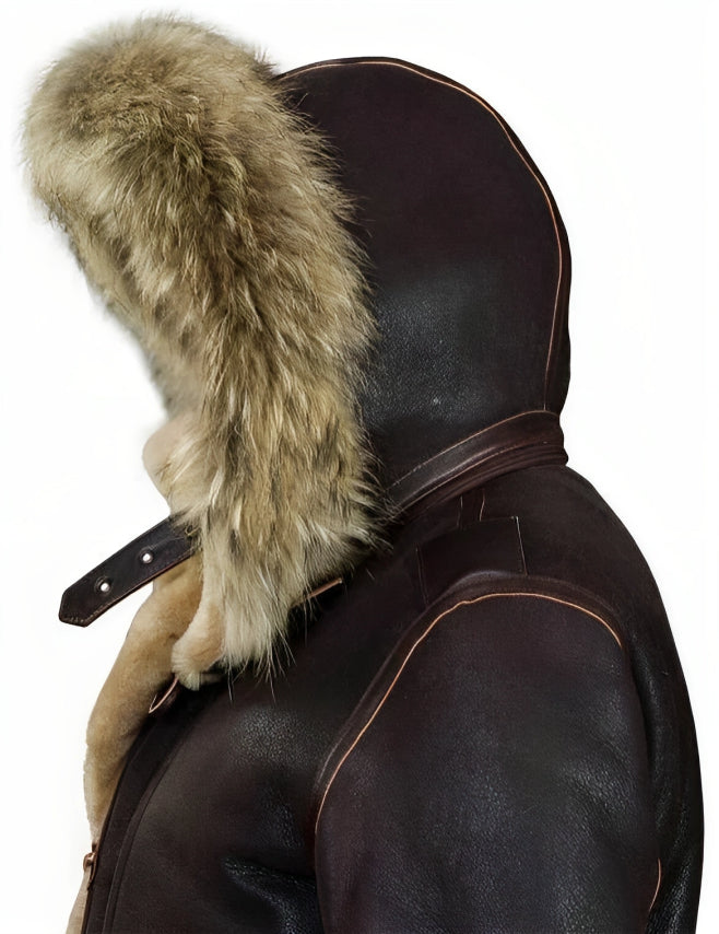 Warm sheepskin jacket