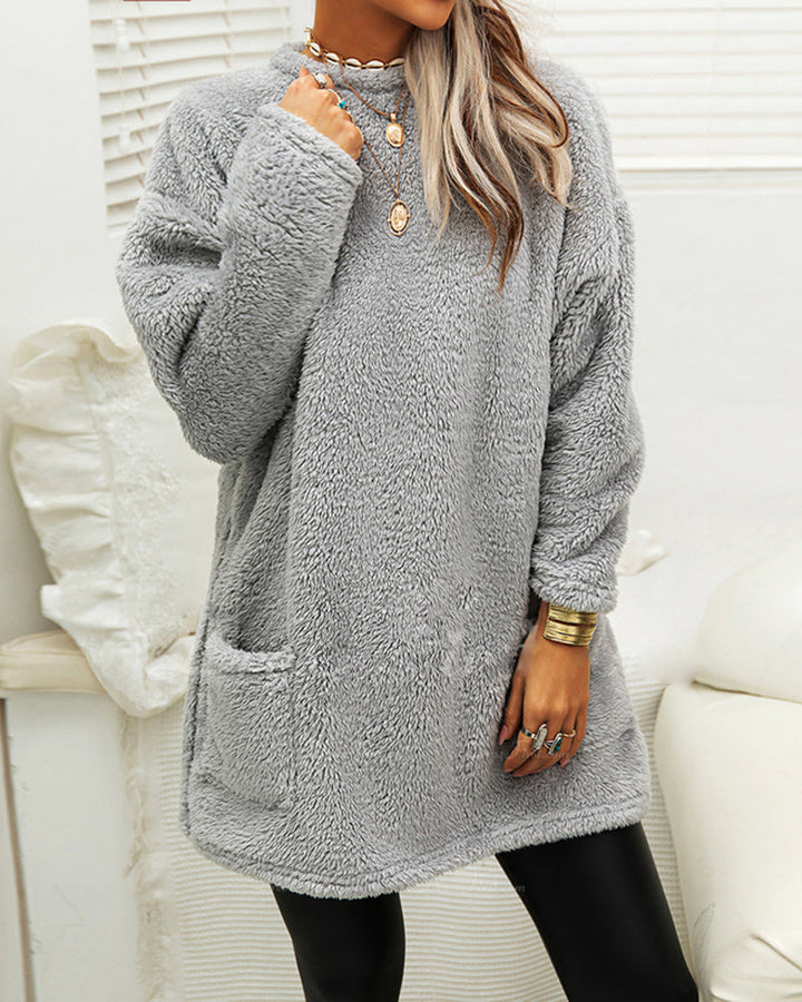 Comfortable, warm and long sweater