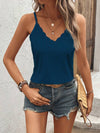 Women's - Summer Shirt - Spaghetti Straps - Versatile V-Neck Style - Perfect for Warm Days