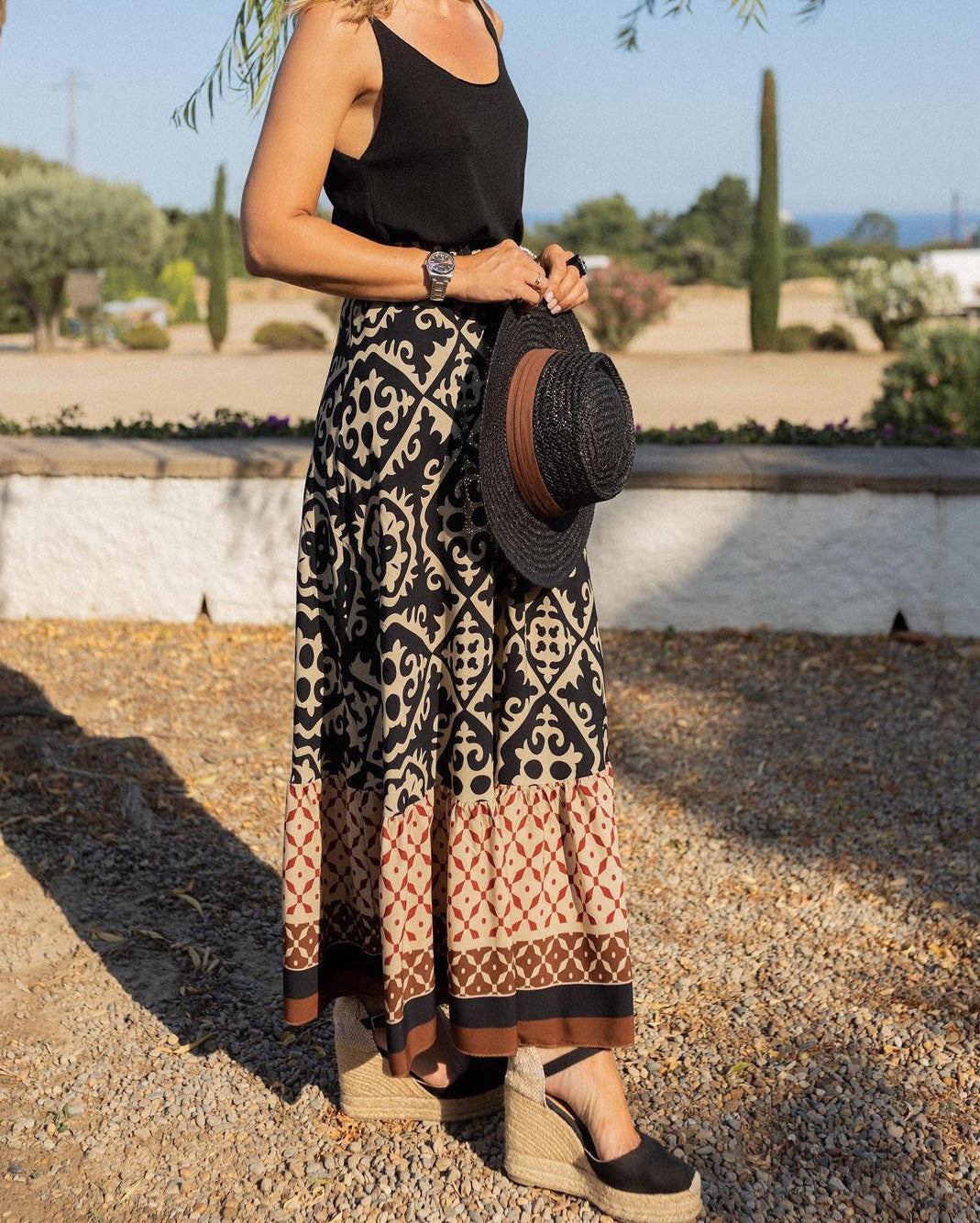 Comfortable long skirt