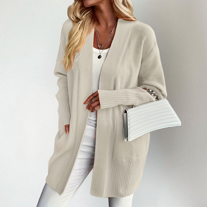 Women's - Soft Knit Cosy Cardigan - Lightweight & Warm for All Seasons