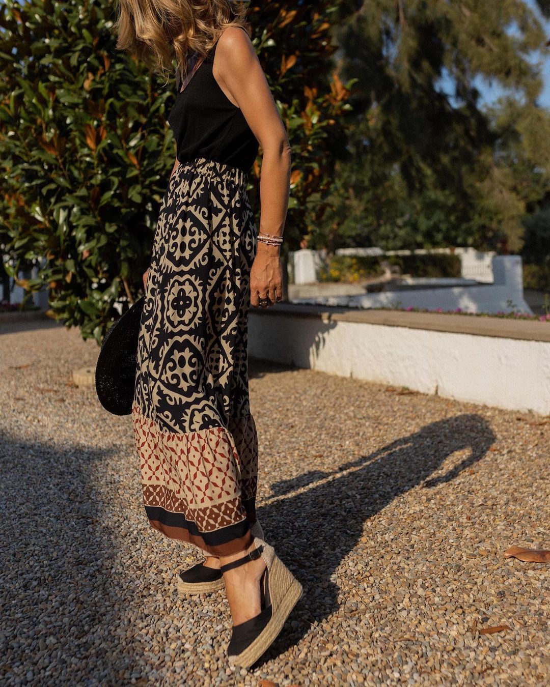 Comfortable long skirt