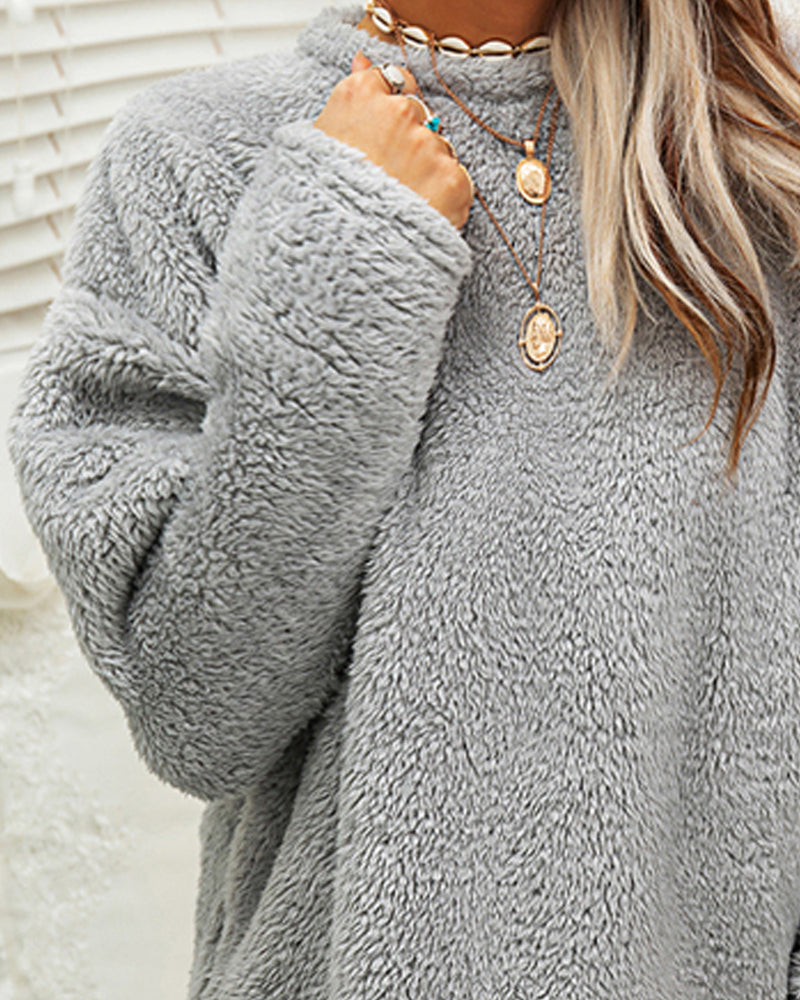 Comfortable, warm and long sweater