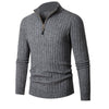 Men - Quarter Zip Jumper - Cozy Knit Fabric - Stylish Casual Sweater for All Occasions