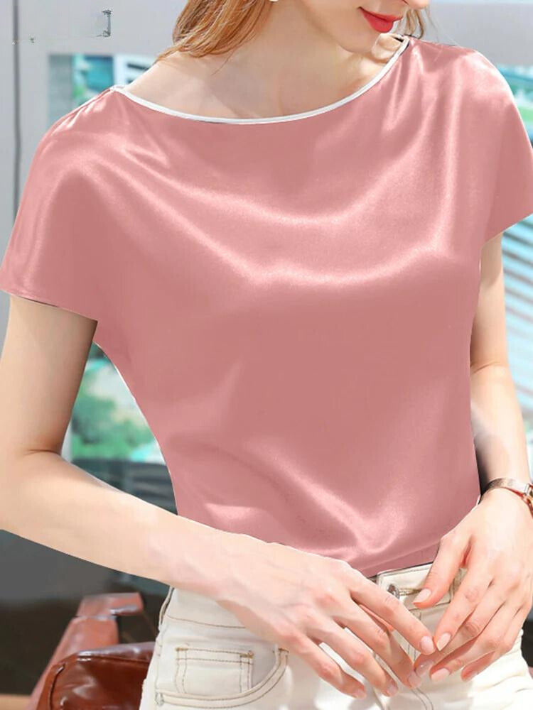 Satin blouse for the summer