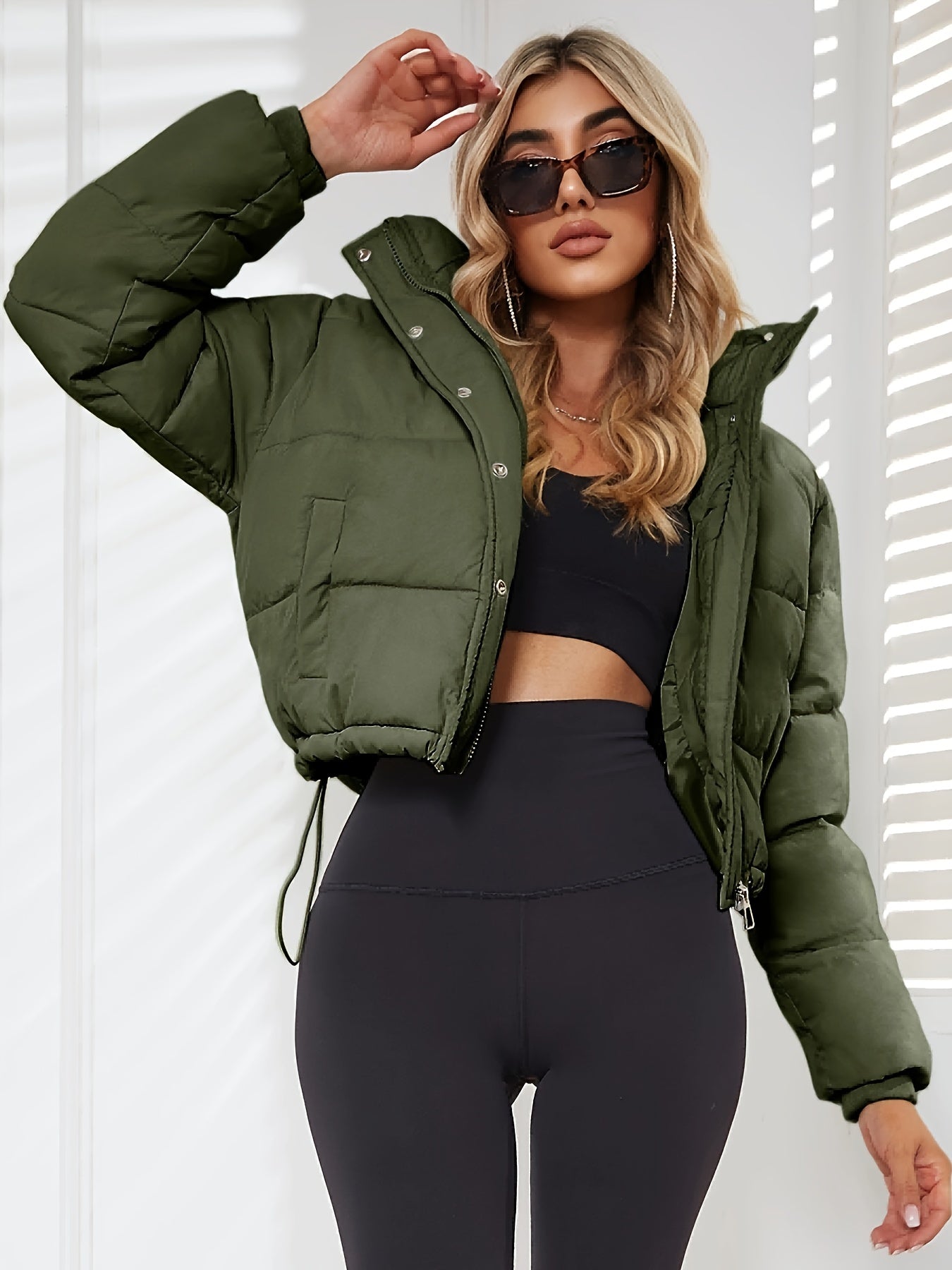 Women's - Jacket with Hood - Short Transition - Lightweight & Stylish