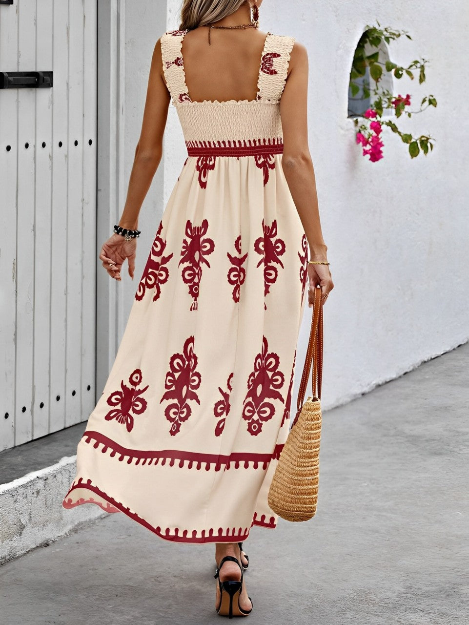 Backless Maxi Dress in A-line