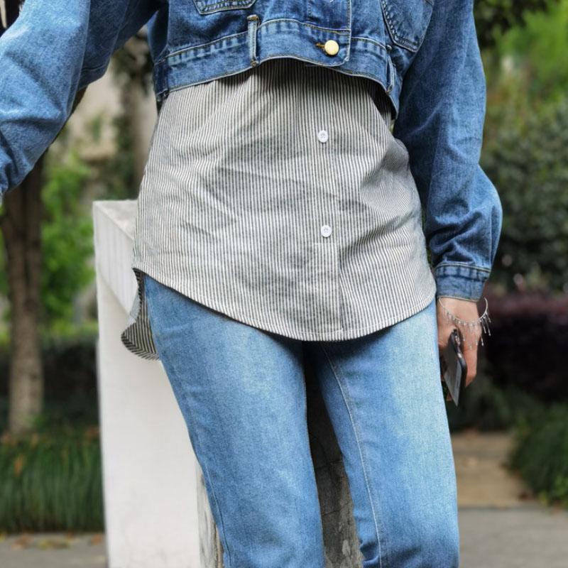 Amelia's™ | skirt with high waist - shirt extension