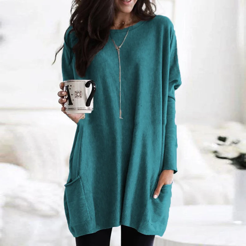 Casual long-sleeved top