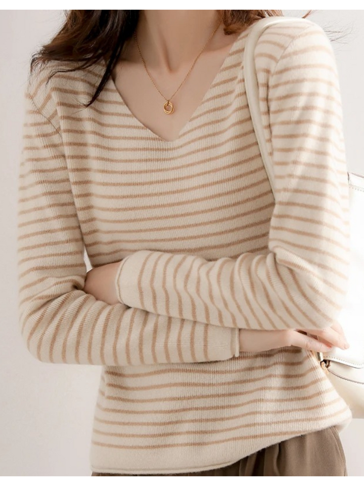 Casual Striped Women's Sweater