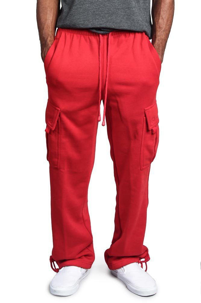 Casual sports multi-pocket trousers