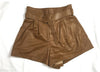 Trendy Women Harajuku Genuine Leather Shorts