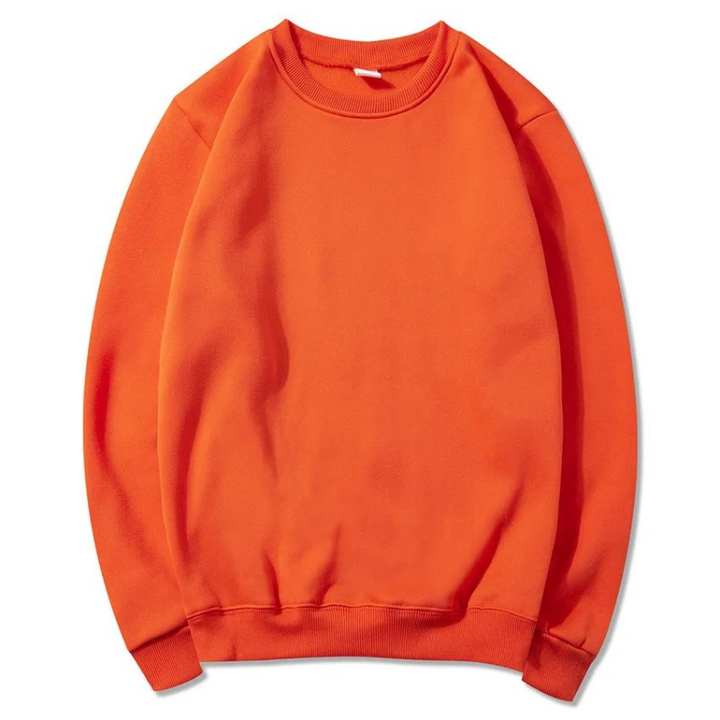 Basic sweatshirt with a round neckline for everyday comfort