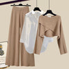 Comfortable three-piece set with long sleeves