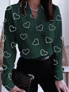 Women's - Casual Blouse - Lightweight Fabric - Trendy Everyday Wear for Effortless Style - Perfect for Any Occasion