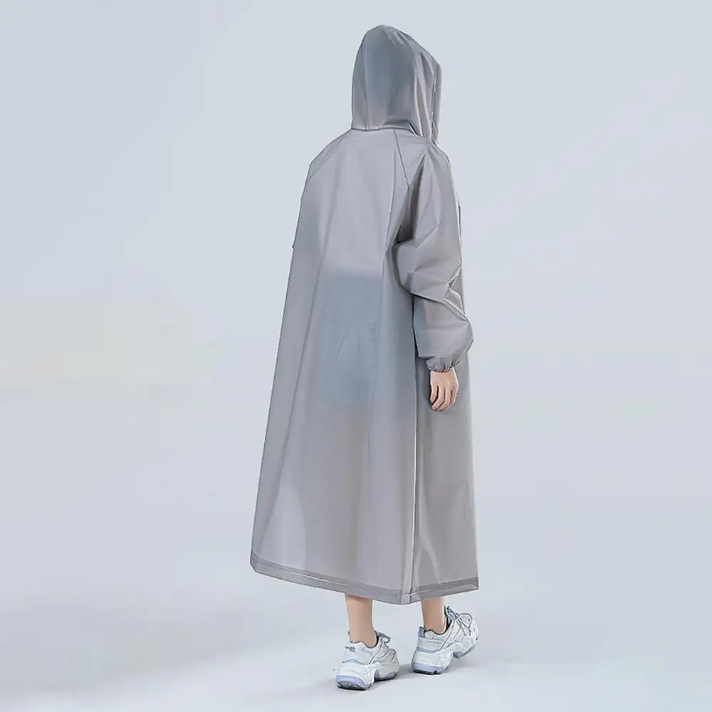 Mackintosh long waterproof transparent with hood