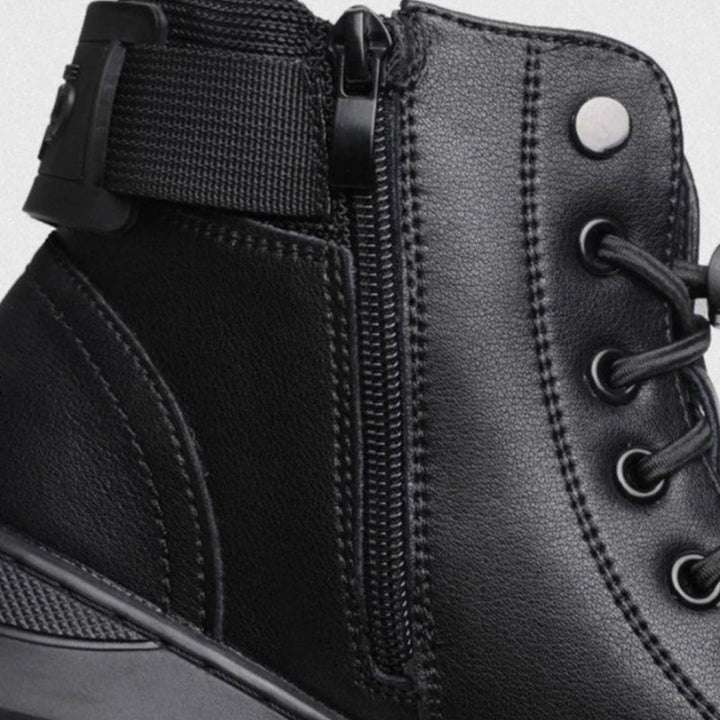 Warm High-Top Leather Steeple