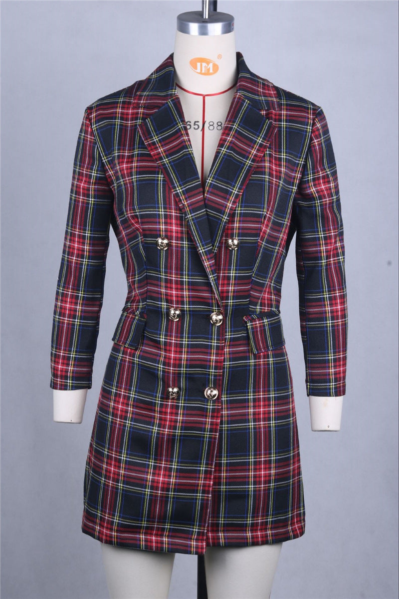 Bespoke Check suit dress