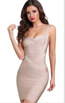 Bandage dress in fashion chic women