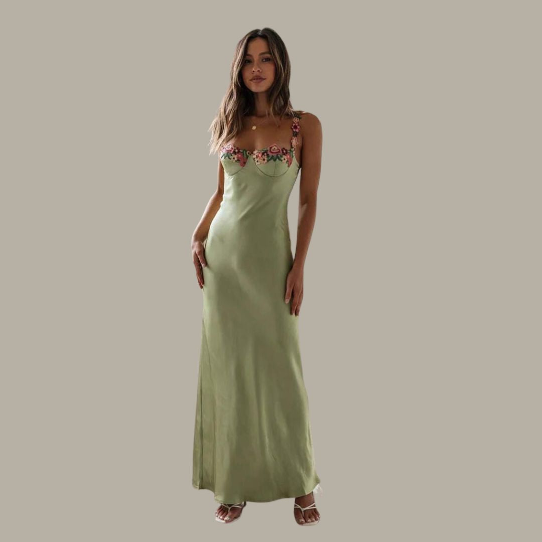 Satin slip dress