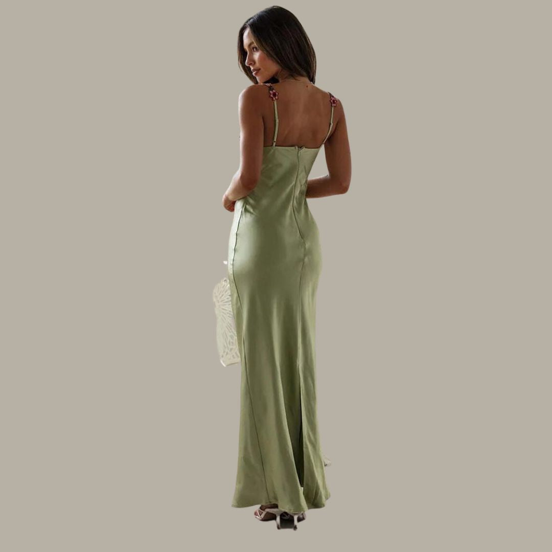 Satin slip dress