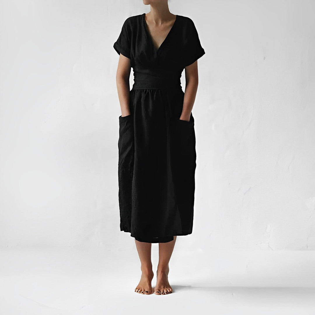 Elegant linen dress