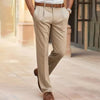 Men's casual business suit trousers with pockets