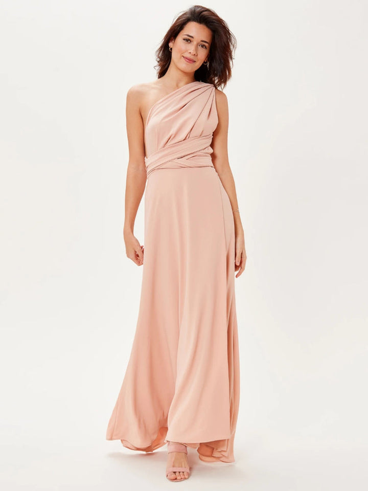 Fashion bridesmaid sisters dress