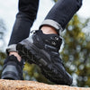 Waterproof trekking shoes with improved grip