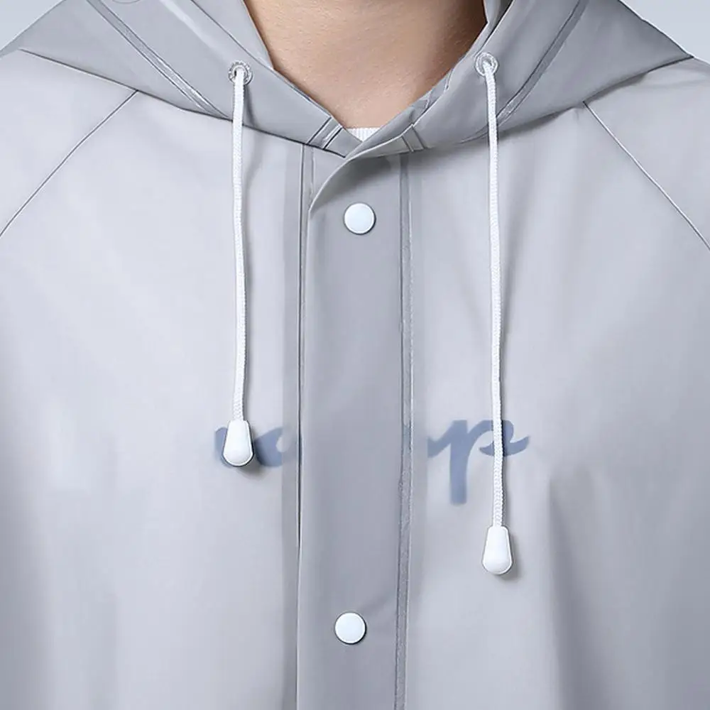 Mackintosh long waterproof transparent with hood