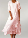 Women's - Elegant Long Dress - Versatile Style for Casual & Formal Events - Timeless Fashion Essential