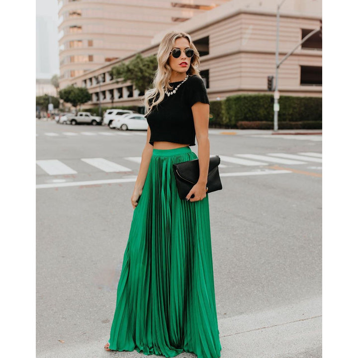 Women Fashion Casual Long Skirt