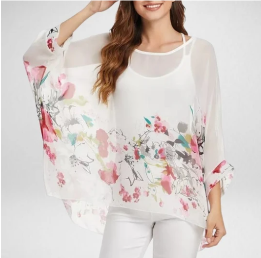 Trendy beach holiday sun protection clothing blouse