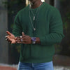 Men's versatile long-sleeved knit with round neckline