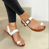 Comfort Flat sandals with toe buckle Casual sandals