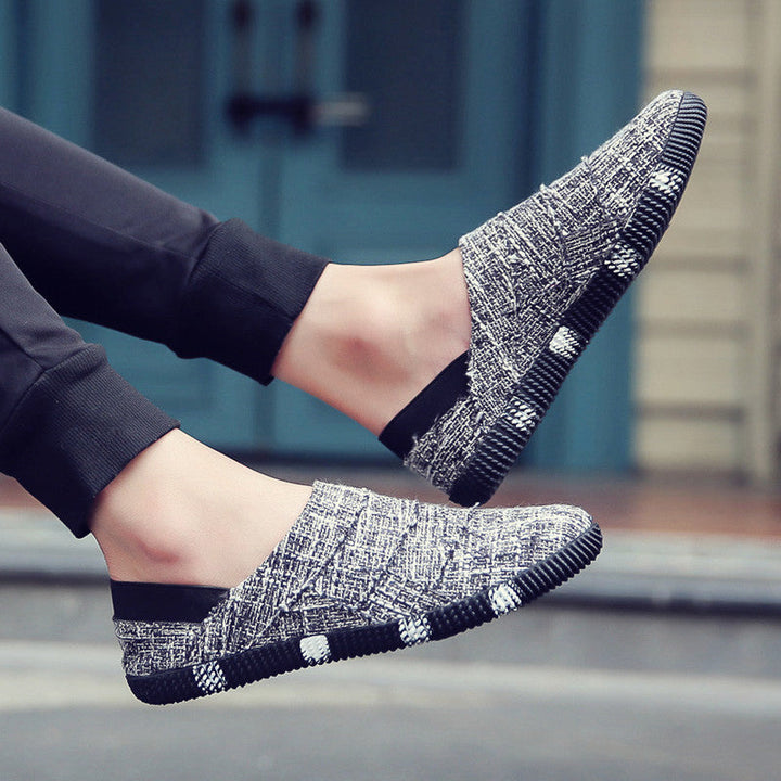 Braided slip-on espadrilles