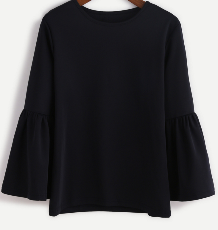 Trendy Simply bell sleeve blouse