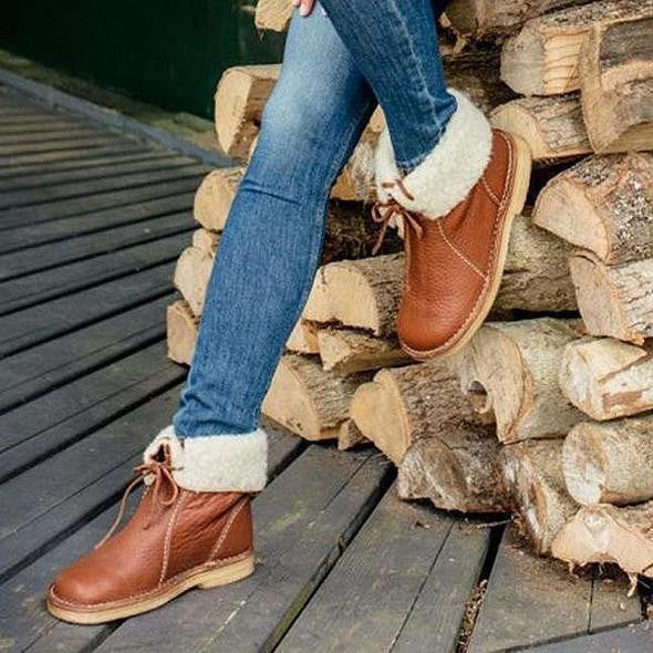 Women's - Winter Boots - Fur-Lined & Waterproof - Stylish Cold Weather Footwear