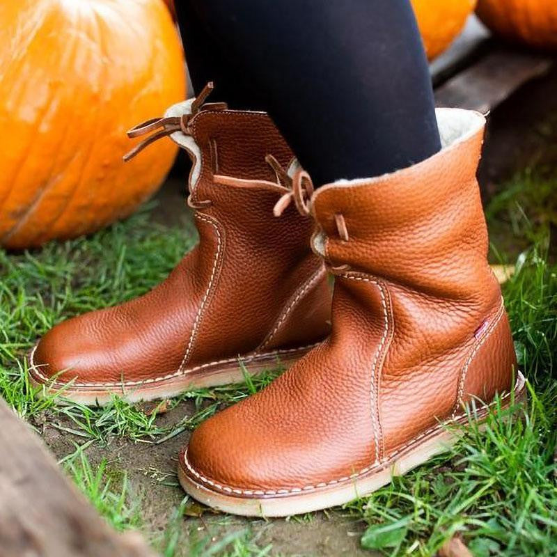 Women's - Winter Boots - Fur-Lined & Waterproof - Stylish Cold Weather Footwear