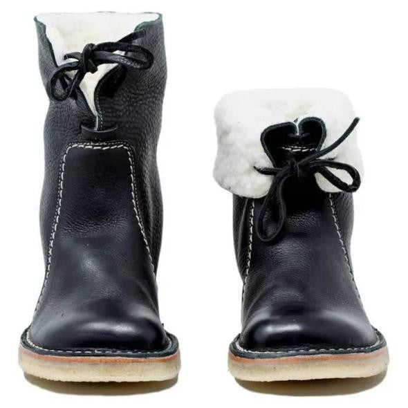 Women's - Winter Boots - Fur-Lined & Waterproof - Stylish Cold Weather Footwear