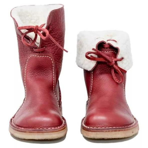 Women's - Winter Boots - Fur-Lined & Waterproof - Stylish Cold Weather Footwear